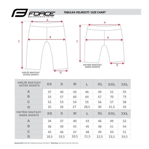 Force Shortsit Pehmusteella Blade Mtb Musta XL Mies