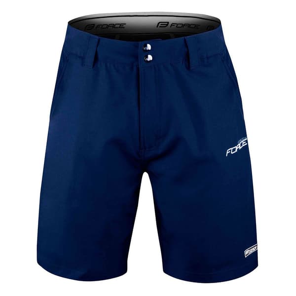 Force Blade Mtb Shorts Med Pude Blå L Mand