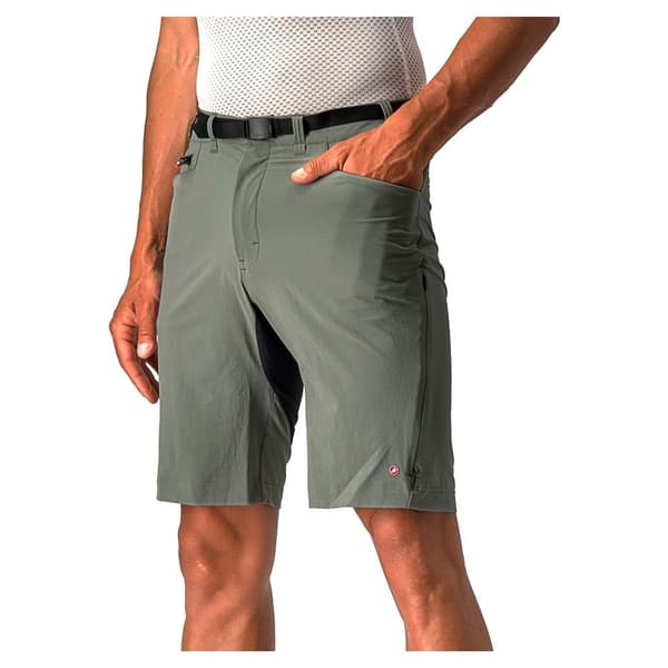 Castelli Unlimited Trail Baggy Shortsit Vihreä XL Mies
