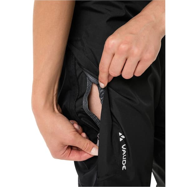 Vaude Bike Kuro Rain Housut Musta 42 Nainen