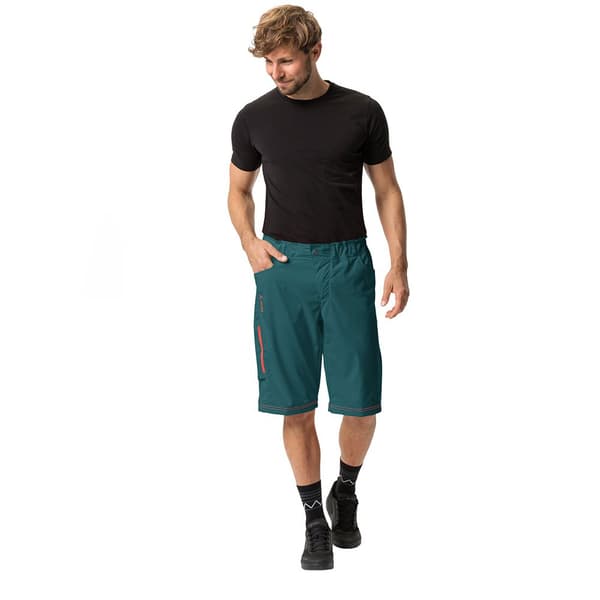 Vaude Bike Ledro Shorts Shortsit Vihreä L Mies