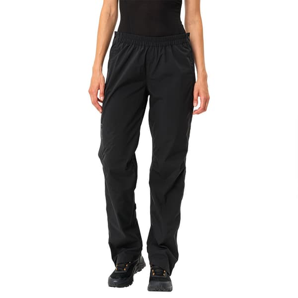Vaude Bike Yaras Rain Zip Bukser Sort 36 Kvinde