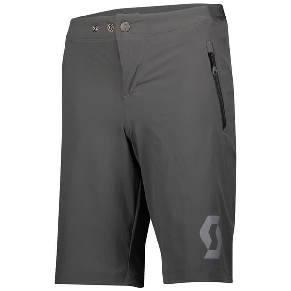 Scott Trail 10 Ls/fit W/pad Shortsit Harmaa 140 cm