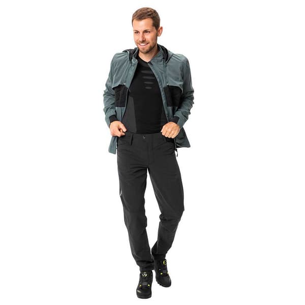 Vaude Bike Qimsa Light Softshell Bukser Sort L Mand