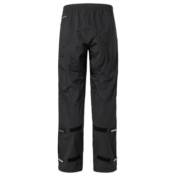 Vaude Bike Yaras Rain Zip Bukser Sort 2XL Mand