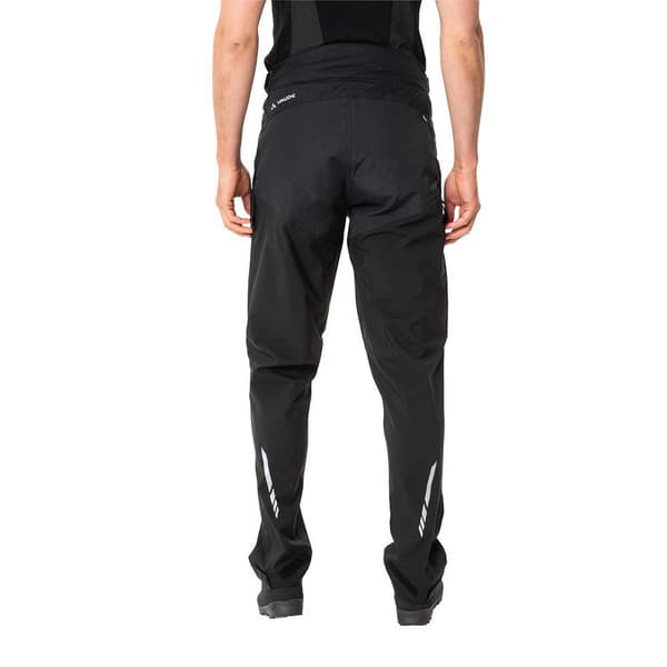Vaude Bike All Year Moab 2in1 Rain Bukser Sort 2XL Mand