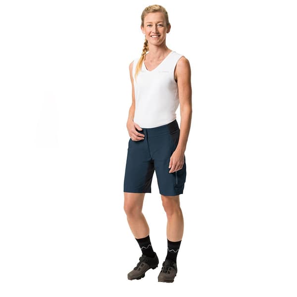 Vaude Bike Qimsa Shorts Blå 38 Kvinde