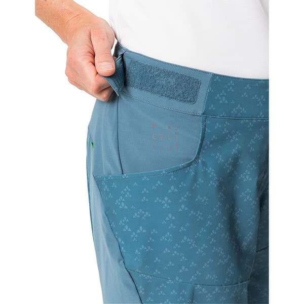 Vaude Bike Ledro Print Shorts Blå 40 Kvinde