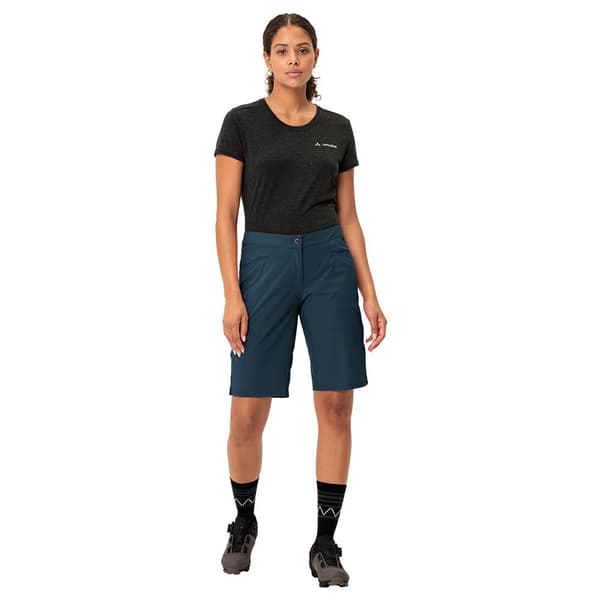 Vaude Bike Tremalzo Iii Shorts Blå 42 Kvinde