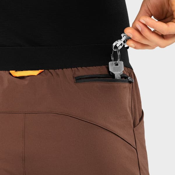 Siroko Valley Gravel Shorts Brun XL Mand