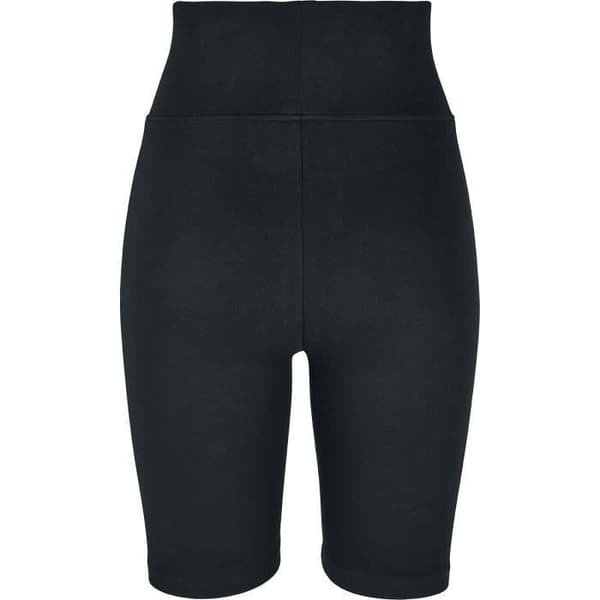 Kort Cyklist Dam - Urban Classics - Hög Midja - Paket med 2 - Svart/Vit - 95% Bomull