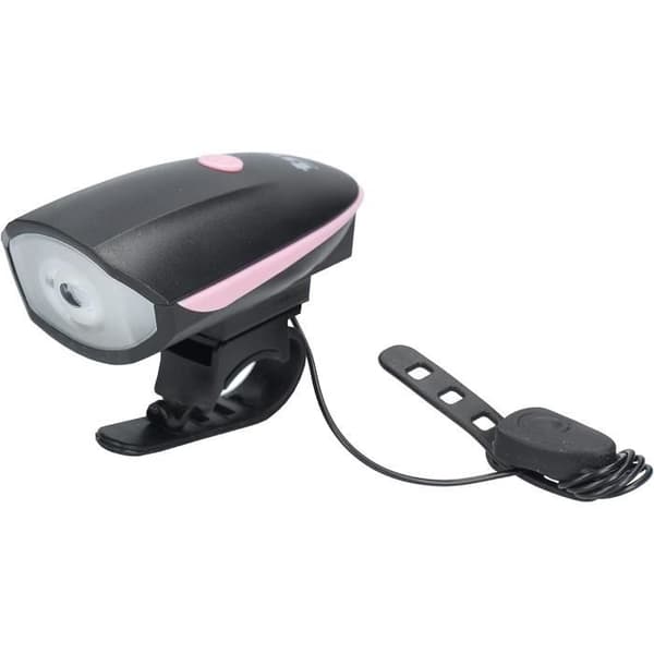 TM Electron LED cykellykta - Rosa - Ksonore 140 dB - Att se - Vuxen