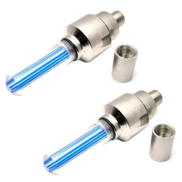 2ST Neon Tube-ljus-dekor Cykelhjul LED-lampa för Cykel Blå