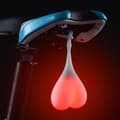 Miniatyrbild 1 av 4: Upphängd röd hjärtformad LED cykelbaklykta - WEWOO