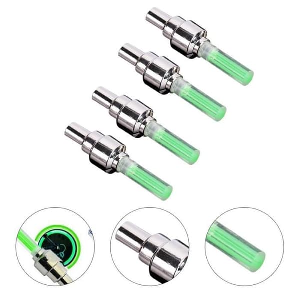 4 st LED glödlampslock Hjul Cykelljus Färgglada CYKEL LJUS