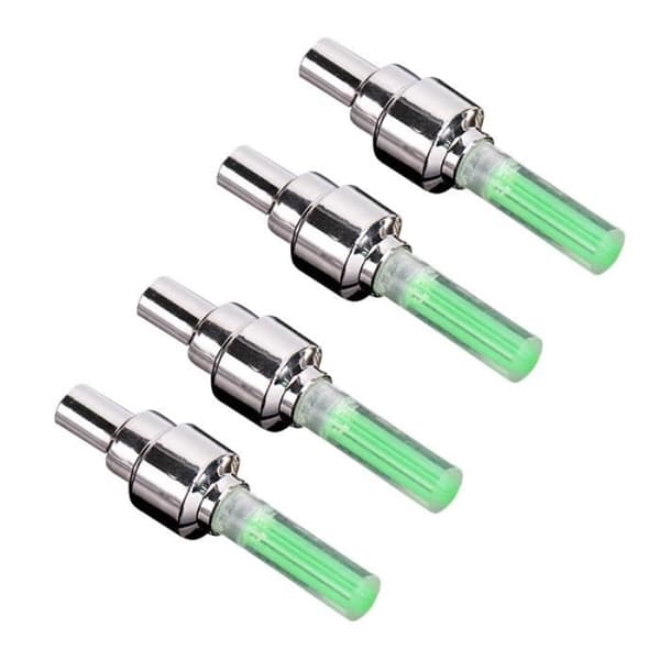 4 st LED glödlampslock Hjul Cykelljus Färgglada CYKEL LJUS