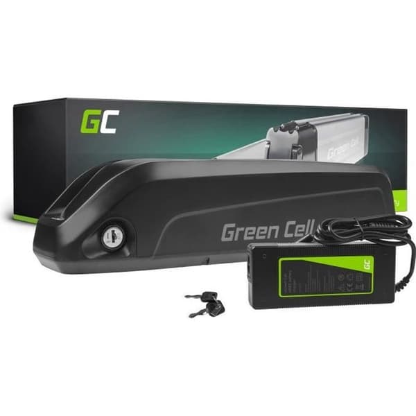 Green Cell® 36V 13Ah Li-Ion Down Tube elcykelbatteri - hög kapacitet och hållbarhet