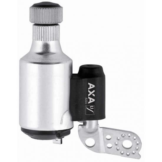 Fritidscykellås - AXA - DYNAMO 8201 OV RIGHT - Aluminium - Silver