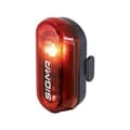 Miniatyrbild 1 av 4: Bakre batteridriven cykelljus sigma led curve svart 1 läge (sitsstolpsfäste/med batteri
