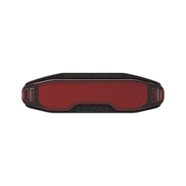 LEZYNE Eb Super bakre cykelljus - Svart/högglans - StVZO-optimerad tysk lins - 12 lumen - IPX7