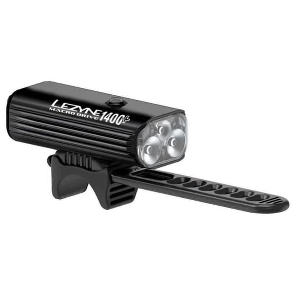 Framlykt för cykel - LEZYNE - Macro Drive 1400+ - 1400 lumen - Uppladdningsbar USB-C - Satin svart
