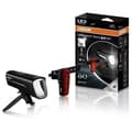 Miniatyrbild 3 av 3: OSRAM Cykelbelysningskit RACE 80 SET LED med batteri svart