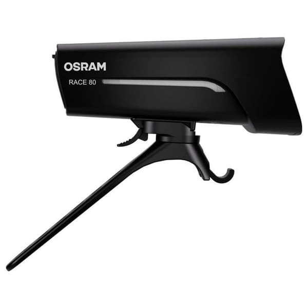 OSRAM Cykelbelysningskit RACE 80 SET LED med batteri svart