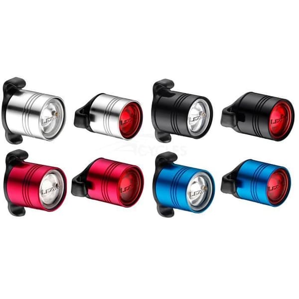 Lezyne Femto Drive Fram och Bakljus Svart/Röd