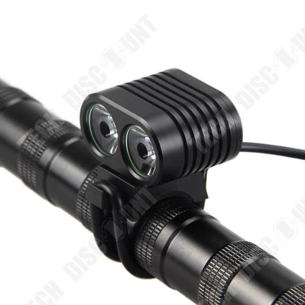 TD® Lantern lampa 8000 Lumen 2 x XM-L2 LED- Främre cykelstöd Strålkastare- Ljus att hänga på framsidan av Bike- Motorcycle Double