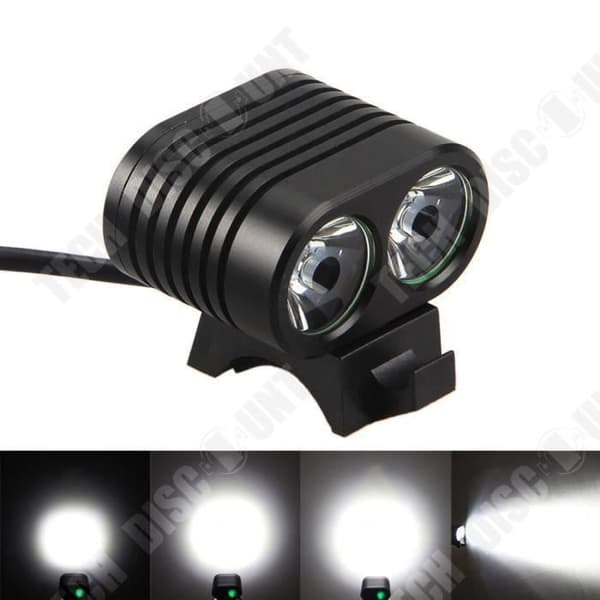 TD® Lantern lampa 8000 Lumen 2 x XM-L2 LED- Främre cykelstöd Strålkastare- Ljus att hänga på framsidan av Bike- Motorcycle Double