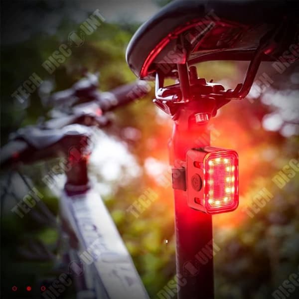 TD® Cykelljus USB-laddning utomhus led åkljus MTB cykel bakljus strålkastare set
