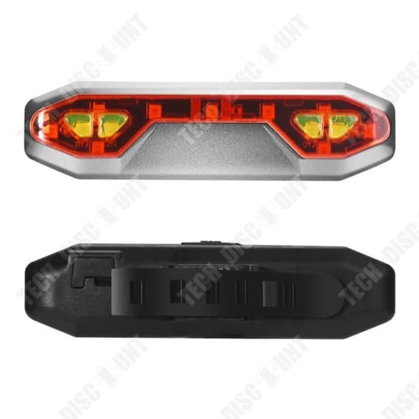 TD® Cykling Nattkörning Blinkers Blinkers Blinkers Cykel Bakljus USB Laddning Mountain Bike Bakljus Väg Bil Varning Bakljus
