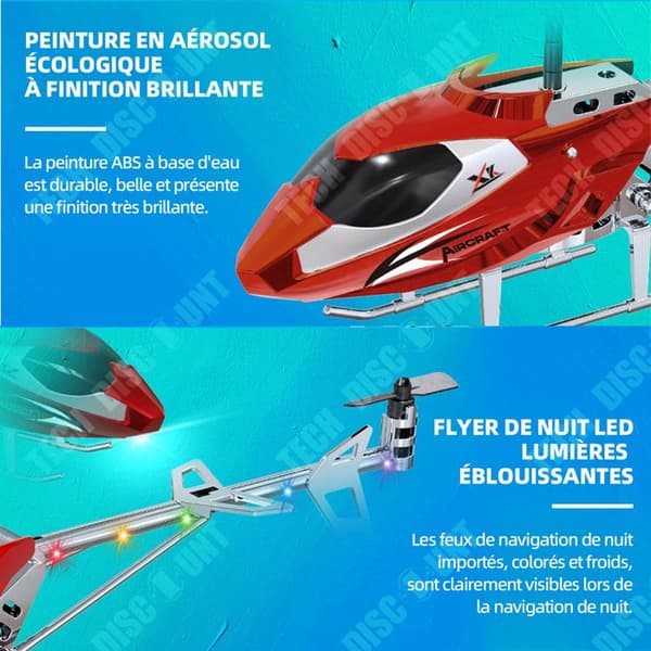TD Fjärrkontroll Helikopter 21cm 2,5 Kontrollkanaler med LED-belysning Uppladdningsbar RC Helikopter Mini Fjärrkontroll Helikopter