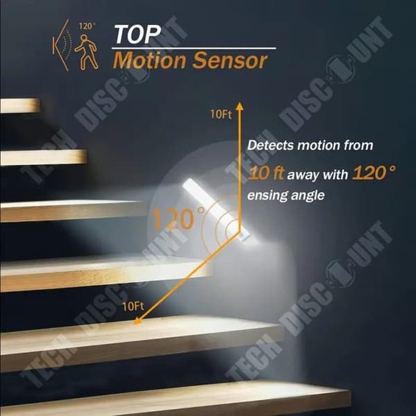 TD Ultratunt intelligent magnetiskt ljus LED Dimbar sensor Induktionsgarderobsljus