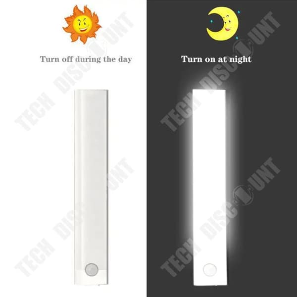 TD Ultratunt intelligent magnetiskt ljus LED Dimbar sensor Induktionsgarderobsljus