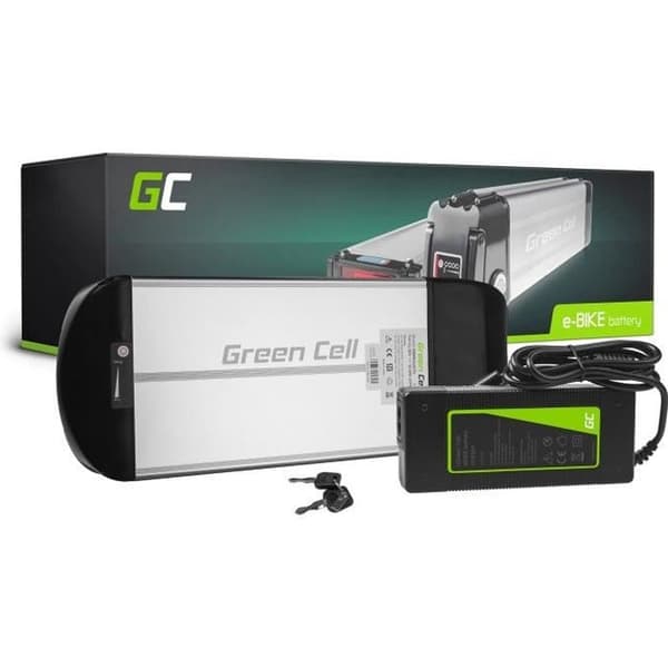 Batteri Cykel El Green Cell® 36V 10.4Ah Li-Ion Bakre Ställning
