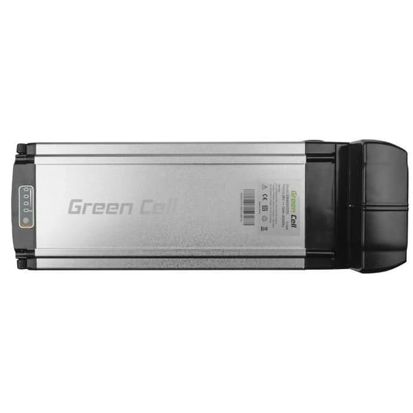 Green Cell® 36V 12Ah Li-Ion E-Bike Bakre Rack Elcykelbatteri med laddare