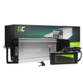 Miniatyrbild 1 av 4: Green Cell® 36V 12Ah Li-Ion E-Bike Bakre Rack Elcykelbatteri med laddare