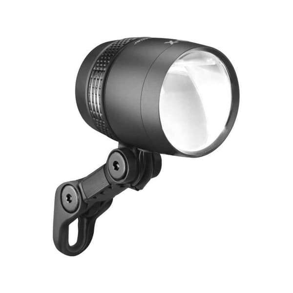 Frontbelysning till dynamo - Busch + Müller - Lumotec IQ-X Dam - 100 Lux - Svart