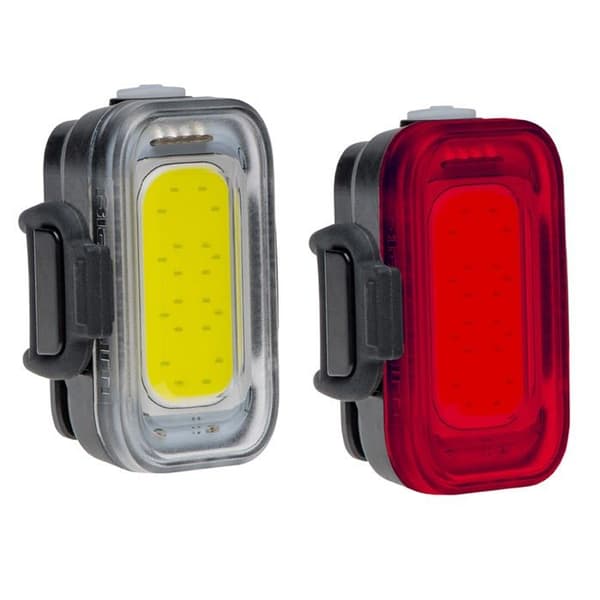 Blackburn cykelbelysning - BL490GRDS - Set med främre + bakljus för grill: Svart