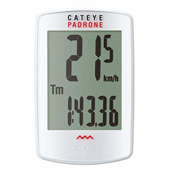 Belysning för cykel Cat eye - 1604003N - Cateye CTPA100WW Pa100w Padrone Dator - Vit