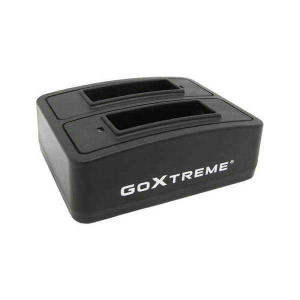Batteriladdare för GoXtreme Vision 4K - Easypix - Svart - Samtidig laddning av två batterier
