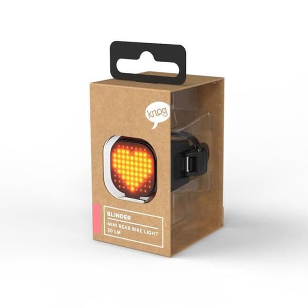 Knog Blinder Love bakljus för cykel - Svart - USB uppladdningsbar - 25 lumen