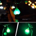 Miniatyrbild 4 av 4: Bakljus för cykel, 2 st varningslampor, LED ägglampa för natt, vattentät - Röd, Grön