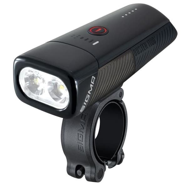 Sigma Buster 1100 belysning - svart - TU - 1100 Lumen - 165 m - 6 lägen - 50 h