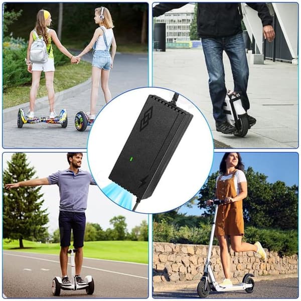 INN Laddare för el-scooter 54.6V/2A för li-ion batteri för e-cykel/scooter/motoradaptrar strömförsörjning laddare