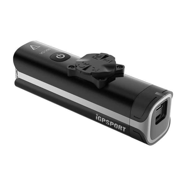 Sykkellys foran iGPSPORT VS1200 med M80 smart