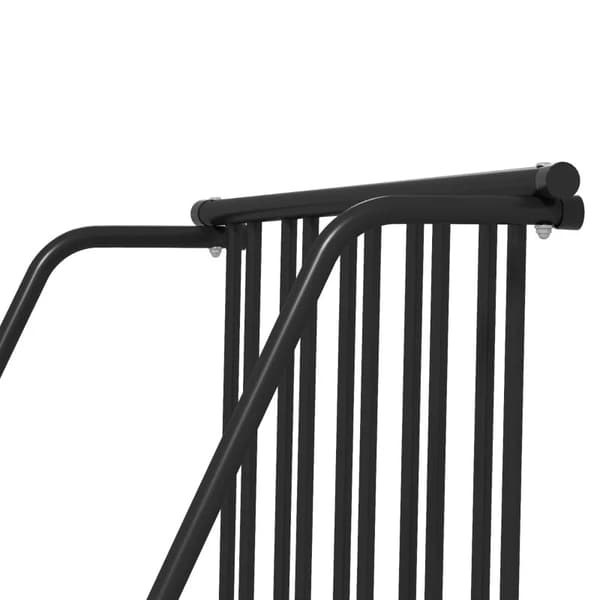 Rootz Cykelstativ - 4 cykler - Vejrbestandig - Ekstra Holder - Stål - Sort - 114 x 58 x 75 cm