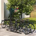 Miniatyrbillede 2 af 6: Rootz Cykelstativ - 4 cykler - Vejrbestandig - Ekstra Holder - Stål - Sort - 102 x 92 x 130 cm