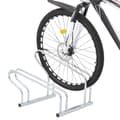 Miniatyrbillede 3 af 8: vidaXL cykelstativ til 2 cykler fritstående galvaniseret stål -  Cykelstel & -opbevaring